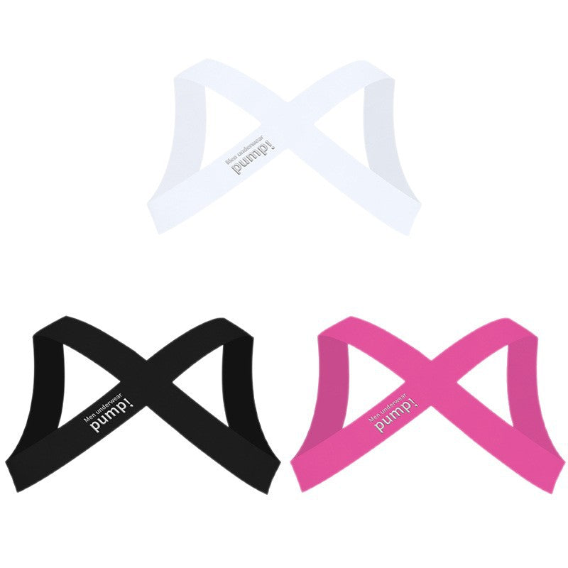 Image of New Men’s Beautiful Back Fitness Elastic Sexy Shoulder Strap Macho Muscle Abs GAY Chest Strap Party Fitness Strap